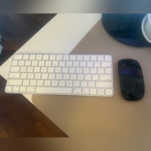 Apple Wireless Keyboard and Mouse - White and Black